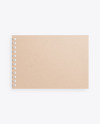 Kraft Paper Sketchbook Mockup