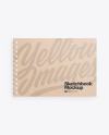 Kraft Paper Sketchbook Mockup