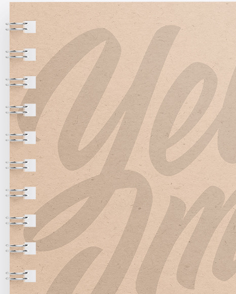 Kraft Paper Sketchbook Mockup