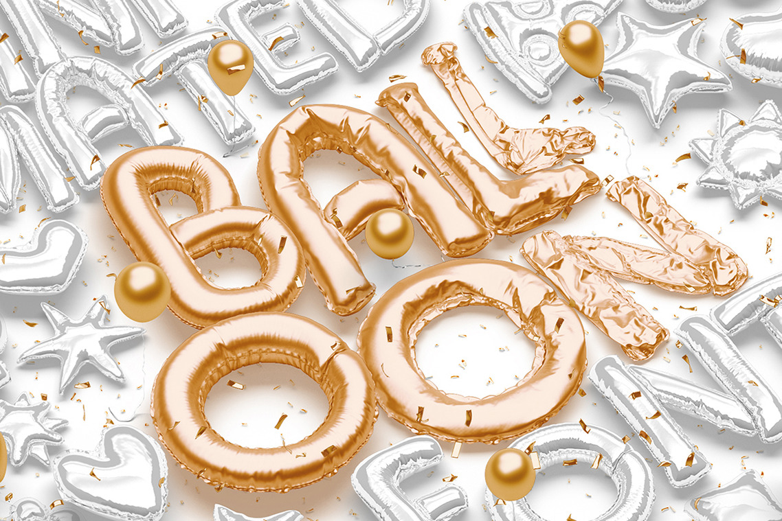 Animated Balloon Font | Side Pack Animated Balloon Font | Side Pack