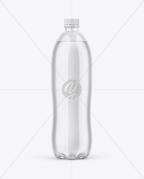 Glossy Plastic Bottle Mockup