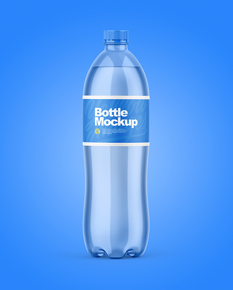 Glossy Plastic Bottle Mockup