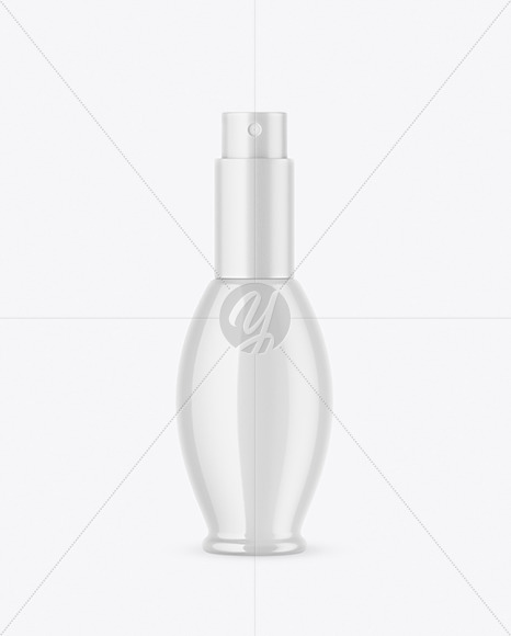 Glossy Cosmetic Bottle Mockup