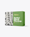 Matte Butter Block Mockup