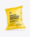 Matte Snack Package Mockup