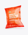 Glossy Snack Package Mockup