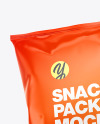 Glossy Snack Package Mockup