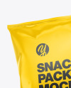 Glossy Snack Package Mockup