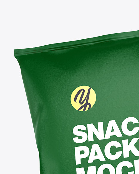 Paper Snack Package Mockup