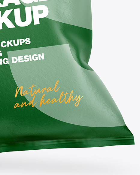 Paper Snack Package Mockup