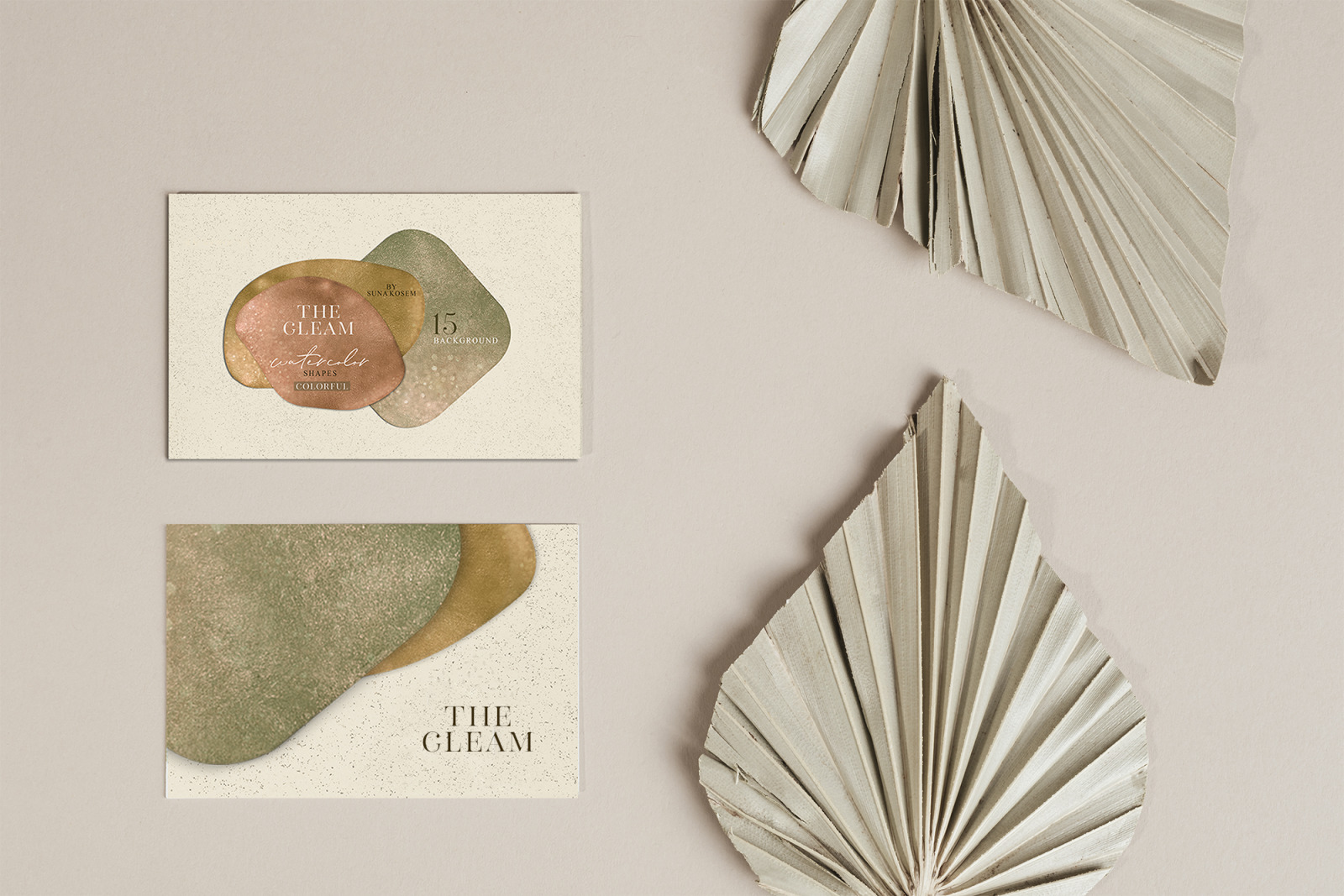 The Gleam Watercolor Shapes The Gleam Watercolor Shapes