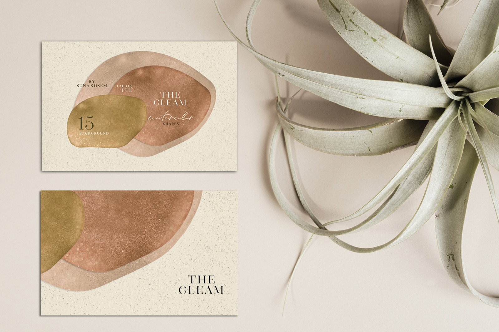 The Gleam Watercolor Shapes