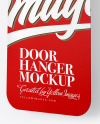 Paper Door Hanger Mockup