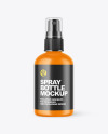 Matte Spray Bottle Mockup