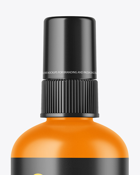 Matte Spray Bottle Mockup