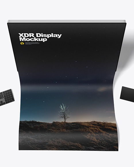 XDR Display with Cloth Screen Mockup