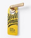 Paper Door Hanger Mockup