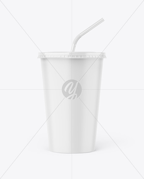 Paper Soda Cup Mockup