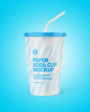 Paper Soda Cup Mockup