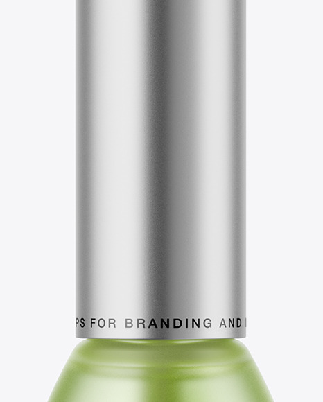 Frosted Glass Cosmetic Bottle Mockup