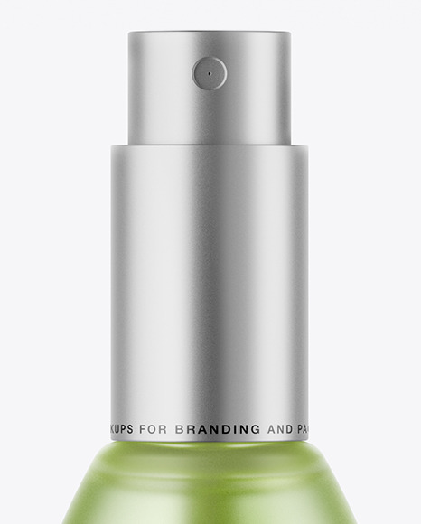 Frosted Glass Cosmetic Bottle Mockup