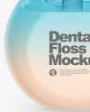 Glossy Dental Floss Box Mockup