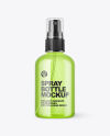 Color Plastic Spray Bottle Mockup