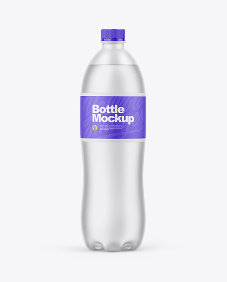 Matte Plastic Bottle Mockup