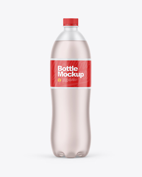 Matte Plastic Bottle Mockup