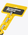 Screwdriver Mockup - Half Side View