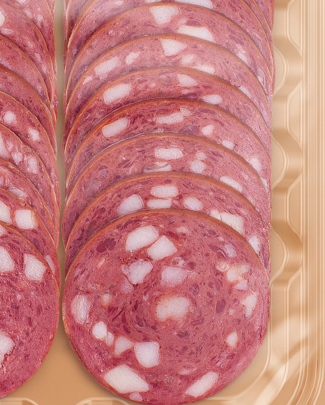 Tray With Sausage Mockup