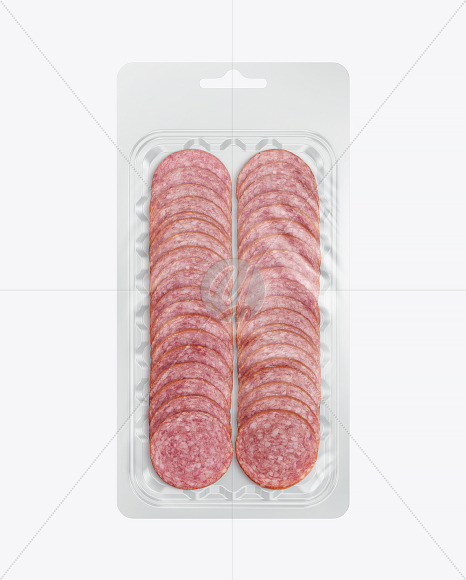 Tray With Sausage Mockup