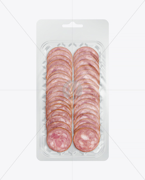 Tray With Sausage Mockup