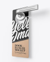 Kraft Door Hanger Mockup