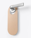 Kraft Door Hanger Mockup