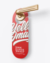 Paper Door Hanger Mockup