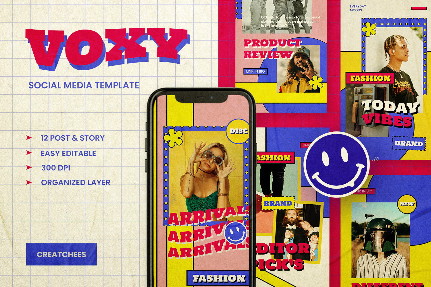 Voxy - Retro Instagram Stories &amp; Post