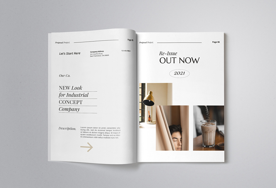 Neat and Elegant Proposal InDesign Template Neat and Elegant Proposal InDesign Template