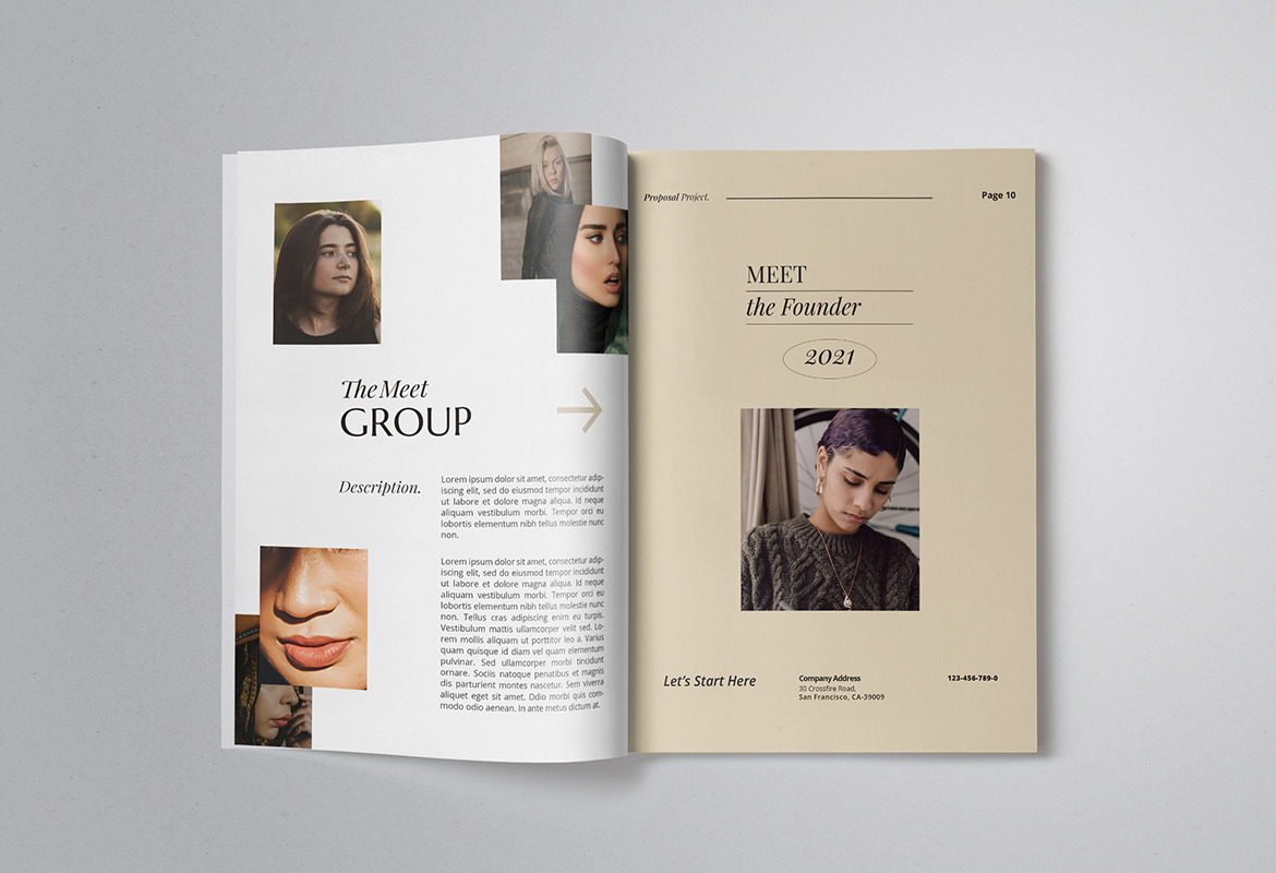 Neat and Elegant Proposal InDesign Template Neat and Elegant Proposal InDesign Template