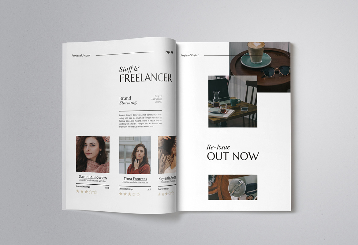 Neat and Elegant Proposal InDesign Template Neat and Elegant Proposal InDesign Template