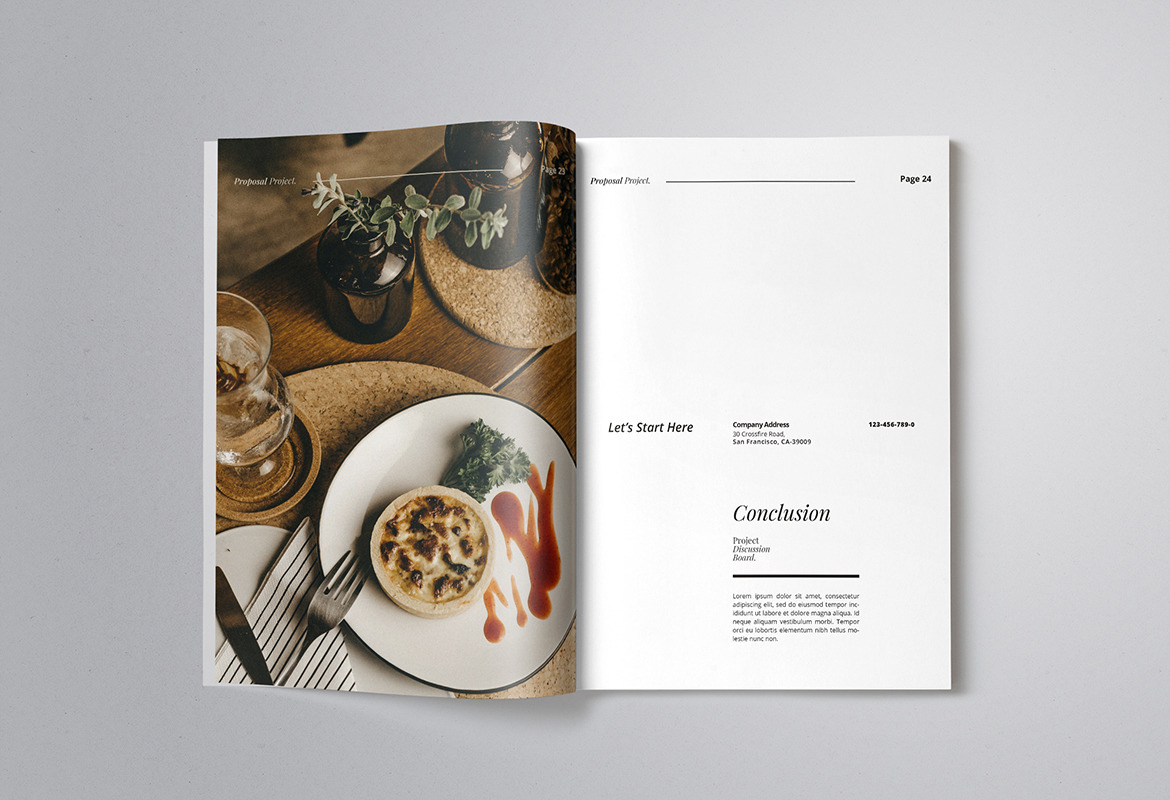 Neat and Elegant Proposal InDesign Template Neat and Elegant Proposal InDesign Template
