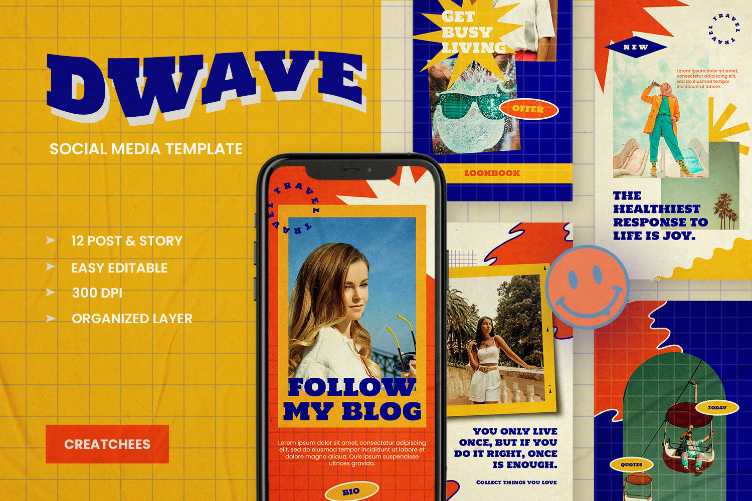 Dwave - Retro Instagram Stories &amp; Post