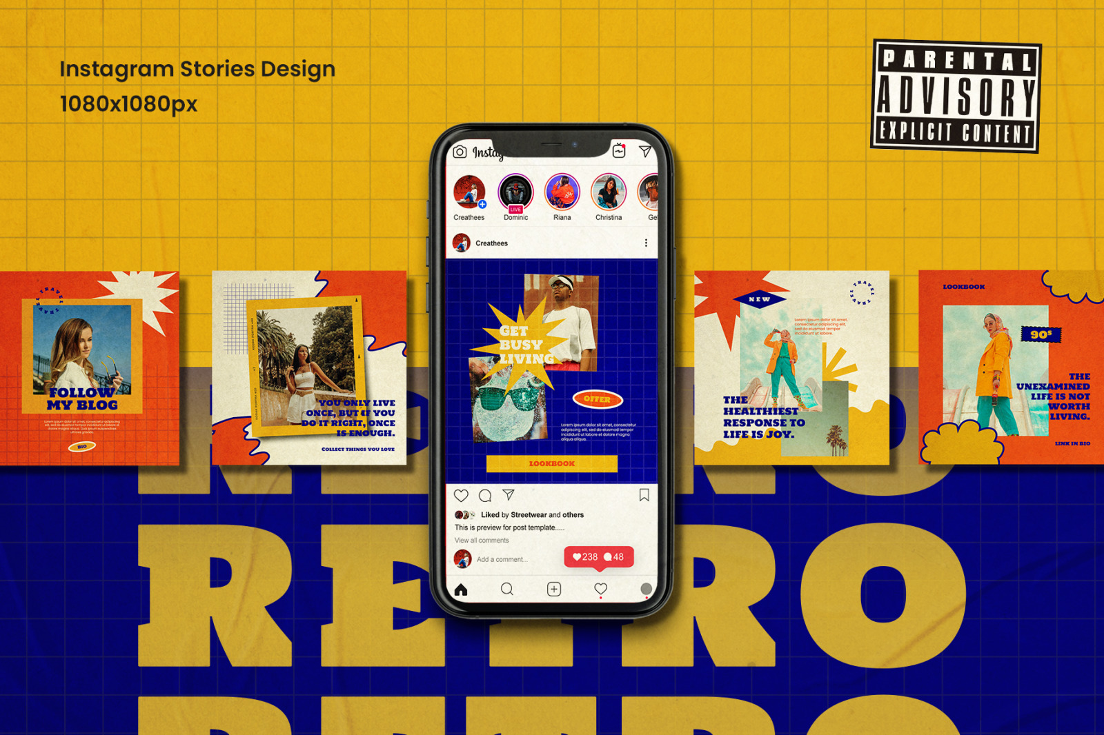 Dwave - Retro Instagram Stories &amp; Post