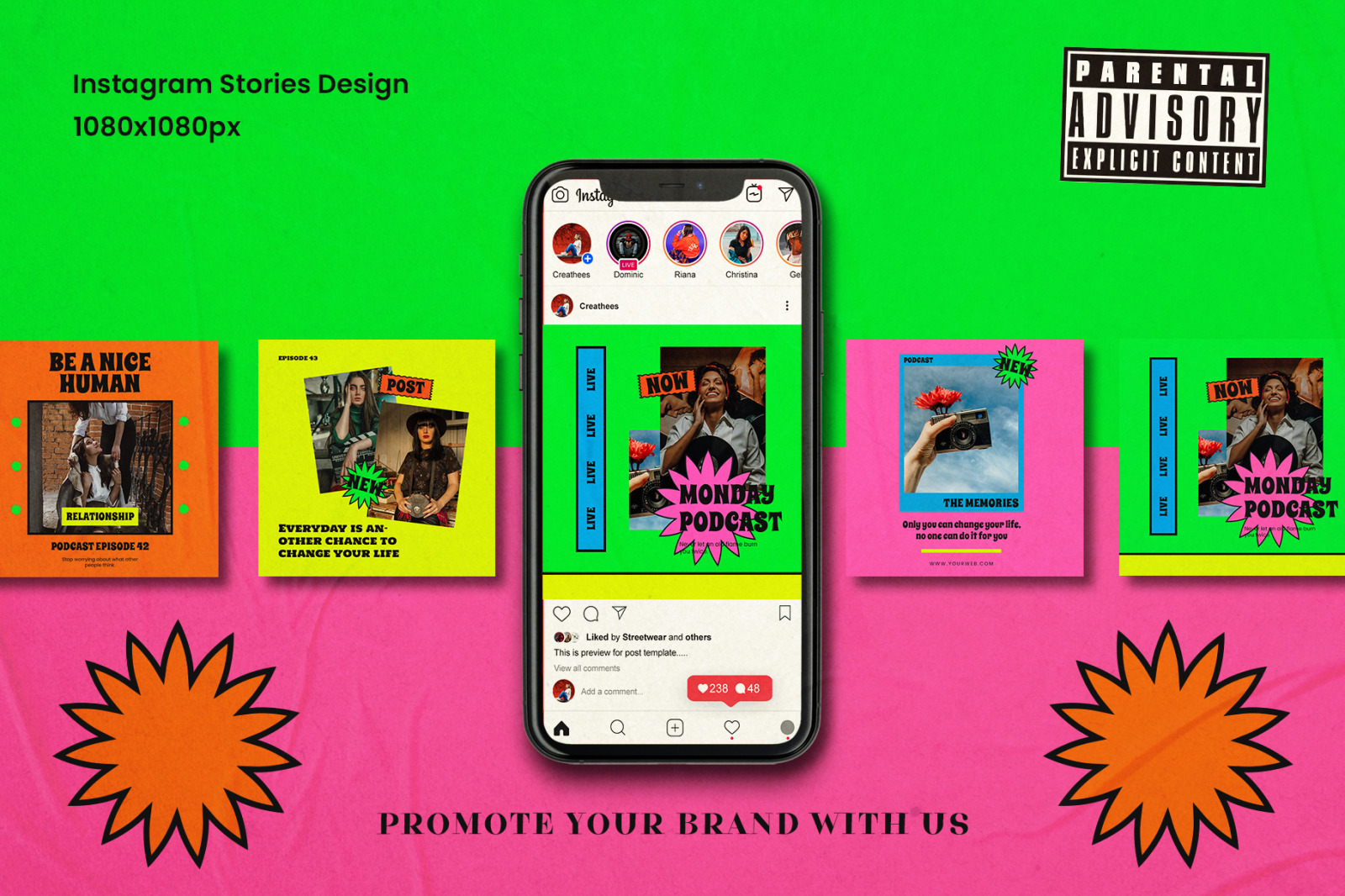 Podcast - Retro Instagram Stories &amp; Post