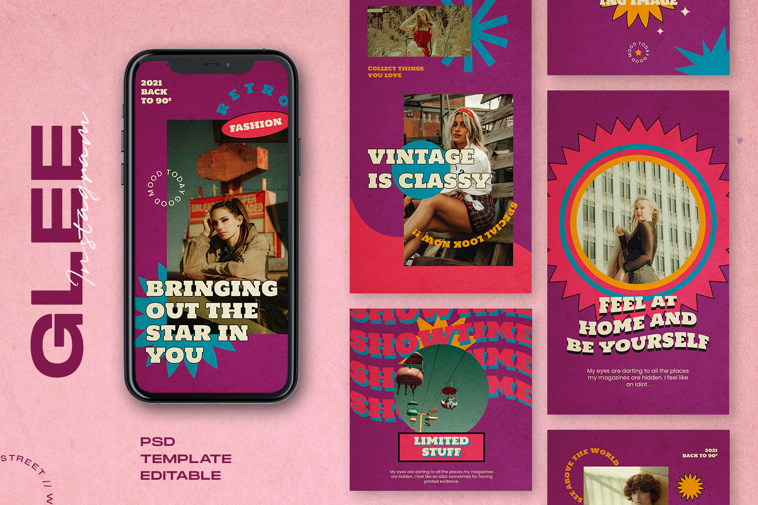 Glee - Retro Instagram Stories & Post Glee - Retro Instagram Stories & Post