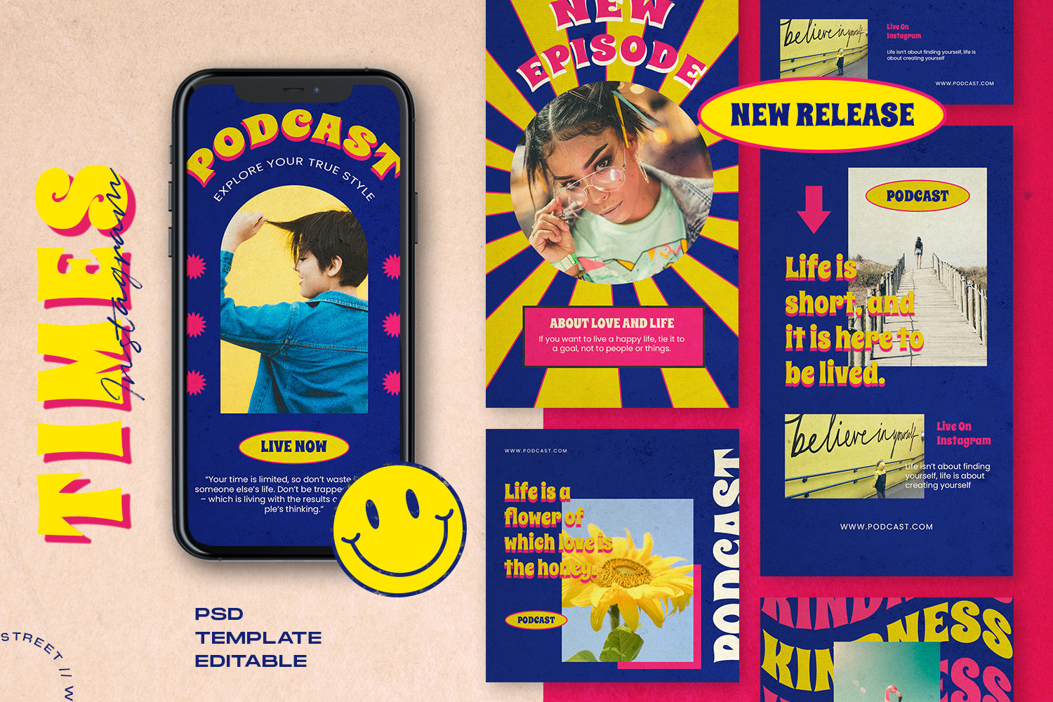 Times - Retro Instagram Stories & Post Times - Retro Instagram Stories & Post