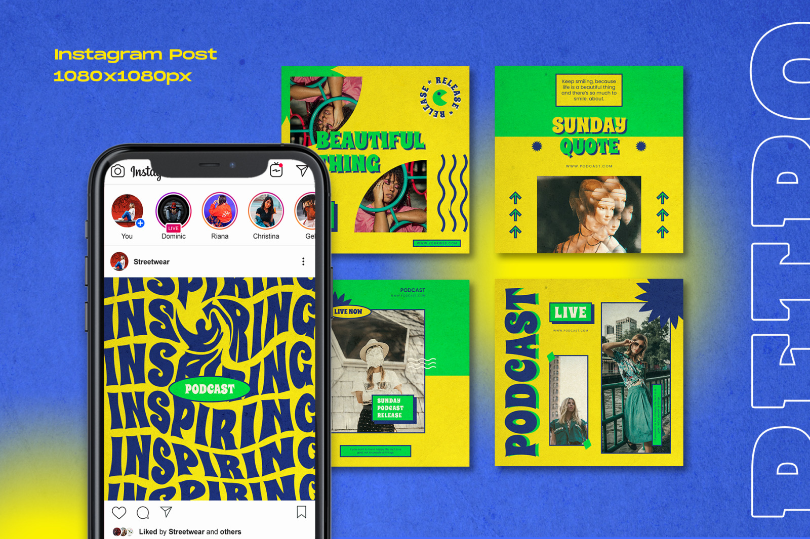 Inspire - Retro Instagram Stories & Post Inspire - Retro Instagram Stories & Post