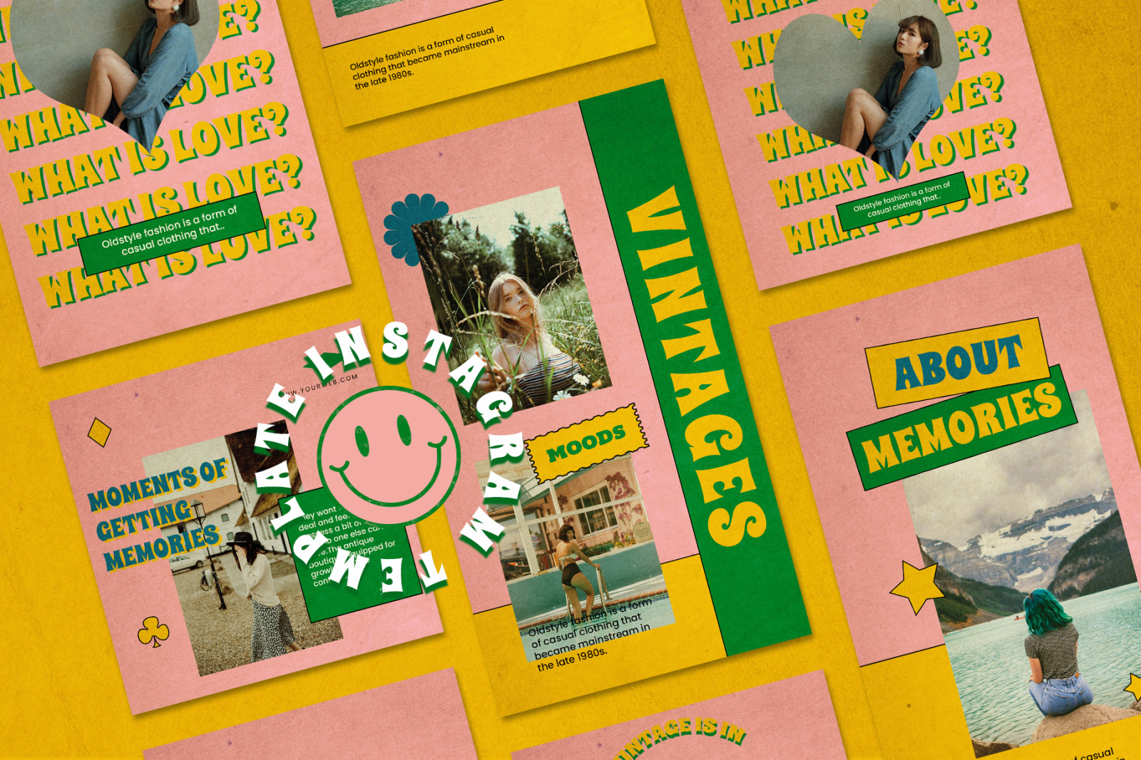 Pinkes - Retro Instagram Stories & Post Pinkes - Retro Instagram Stories & Post