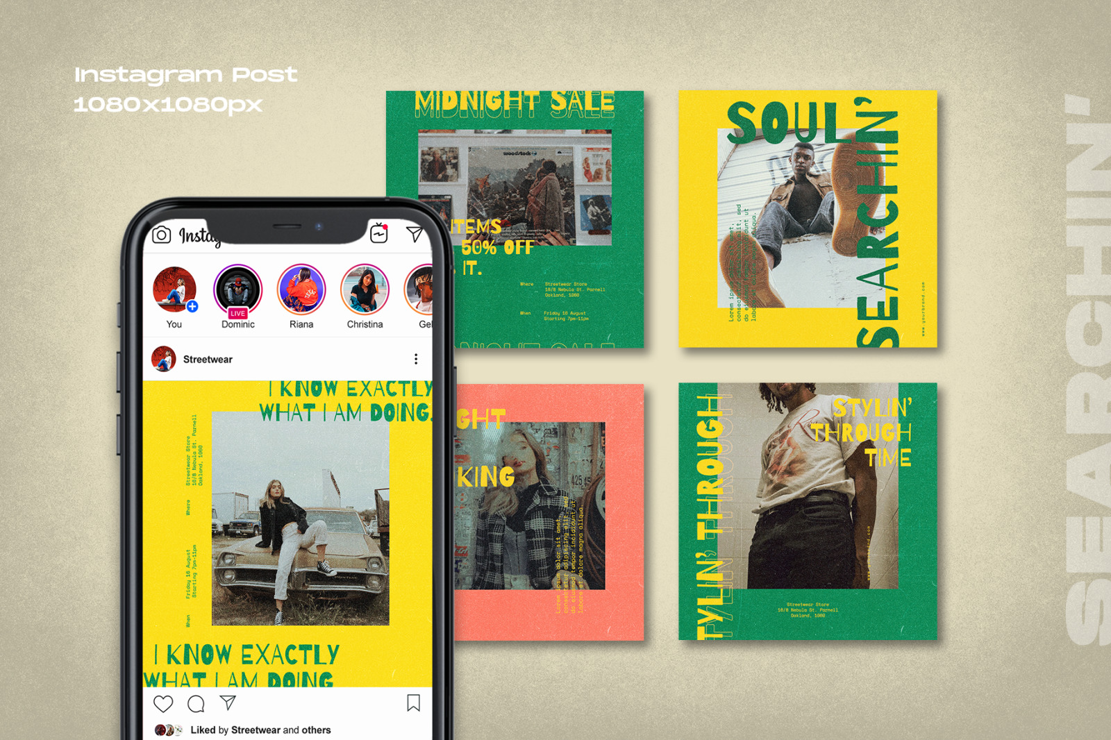Searchin - Retro Instagram Stories & Post Searchin - Retro Instagram Stories & Post