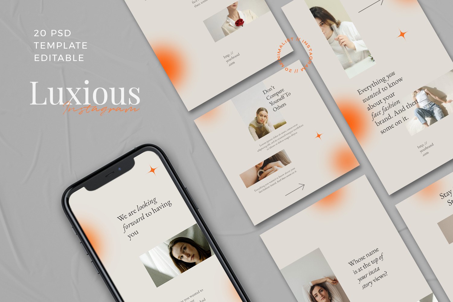 Kuxious - Minimalist Instagram Stories &amp; Post